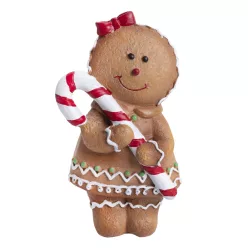POLIREZIN MÉZESKALÁCS FIGURA, CUKORKA BOTTAL, BARNA