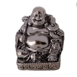 POLIREZIN BUDDHA, SZERENCSEHOZÓ, EZÜST