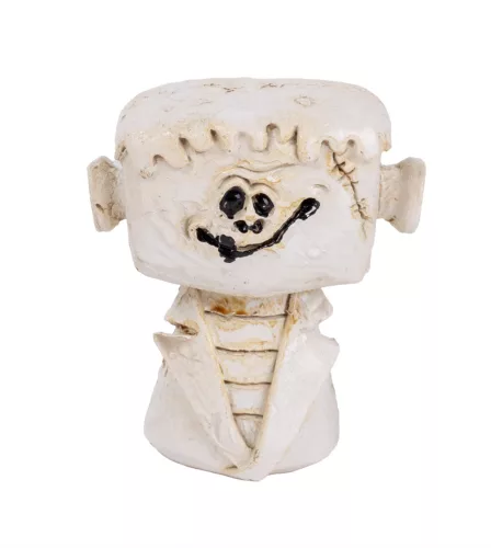 POLIREZIN HALLOWEEN FIGURA, FRANKENSTEIN, FEHÉR
