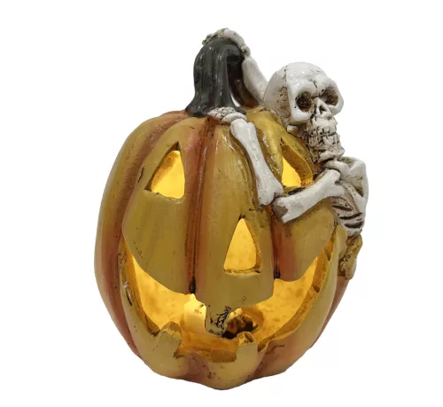 POLIREZIN LEDES HALLOWEEN TÖK, RAJTA CSONTVÁZ