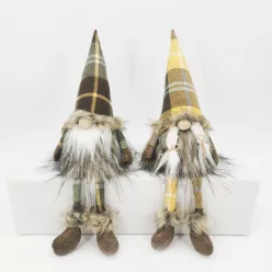 DEKOR TEXTIL ORRMANÓ, LÓGÓLÁBÚ, KOCKÁS SAPKÁVAL