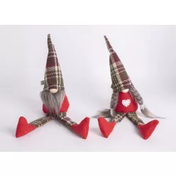   DEKOR TEXTIL ORRSZAKÁLL, FIÚ VAGY LÁNY, LÓGÓLÁBÚ, PIROS-ZÖLD