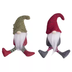 DEKOR TEXTIL ORRSZAKÁLL, LÓGÓLÁBÚ, PIROS-ZÖLD