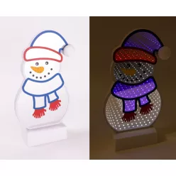LED HÓEMBER KÉK SAPKÁBAN ÉS SÁLBAN