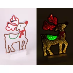 LED RÉNSZARVAS PIROS SZARV ÉS SÁL