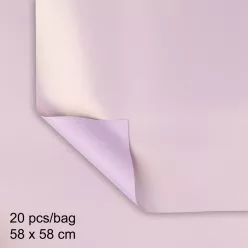  MŰANYAG CSOMAGOLÓ, SZETTBEN, 20 DARABOS, ÍVES, KÉT OLDALÚ, GYÖNGYHÁZ ORCHIDEA