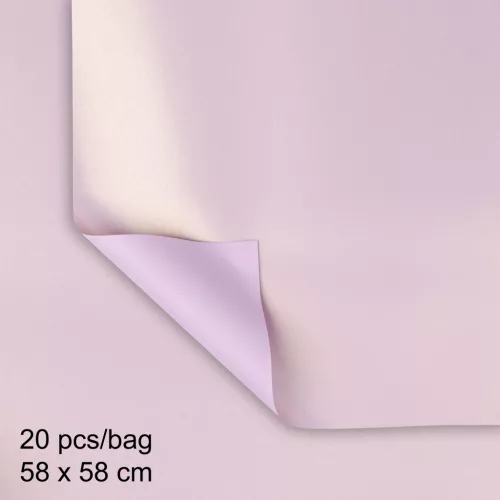 MŰANYAG CSOMAGOLÓ, SZETTBEN, 20 DARABOS, ÍVES, KÉT OLDALÚ, GYÖNGYHÁZ ORCHIDEA