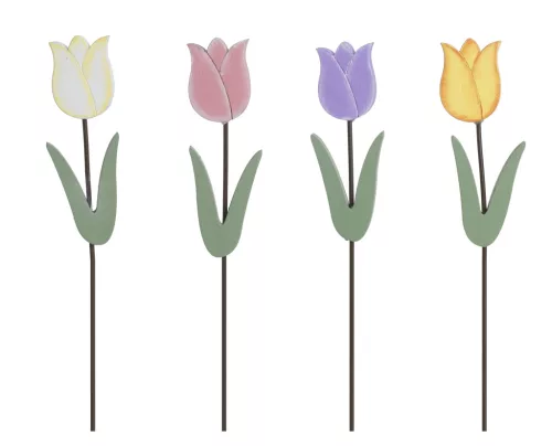 FA TULIPÁN, FÉM BESZÚRÓVAL