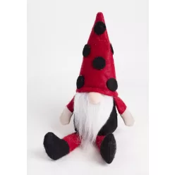   TEXTIL ORRMANÓ, LÓGÓ LÁBÚ, KATICA, PIROS, FEKETE PÖTTYÖS