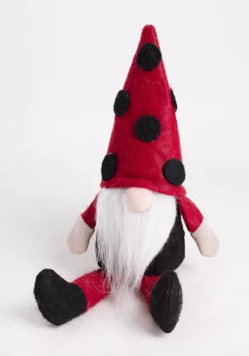 TEXTIL ORRMANÓ, LÓGÓ LÁBÚ, KATICA, PIROS, FEKETE PÖTTYÖS