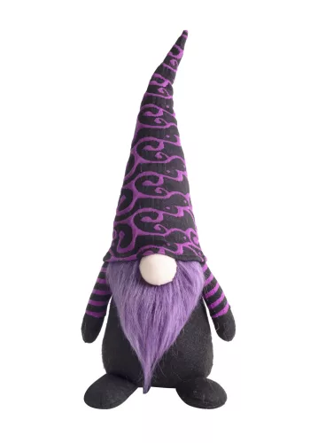 TEXTIL HALLOWEEN ORRSZAKÁLL, LILA/FEKETE