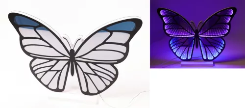 LED LEPKE, LILA ÉS KÉK