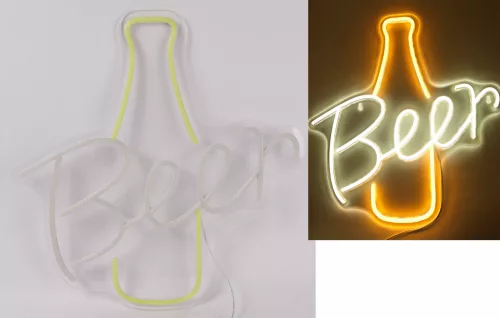 NEON SÖRÖSÜVEG, BEER FELIRAT