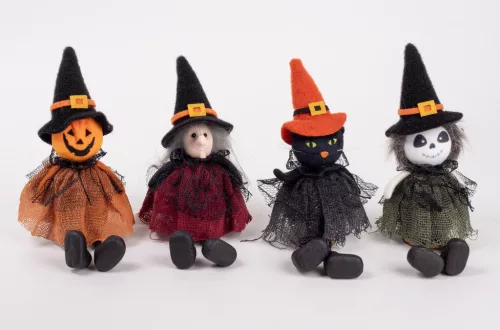 TEXTIL FIGURA HALLOWEENRE, ÜLŐ, LÓGÓLÁBÚ