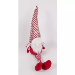 TEXTIL ORRSZAKÁLL, LÓGÓ LÁBBAL, PIROS ÉS FEHÉR