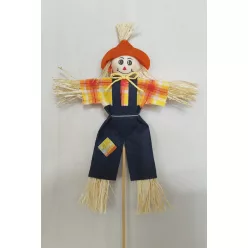 TEXTIL MADÁRIJESZTŐ PÁLCÁN, NARANCSSÁRGA ÉS ZÖLD