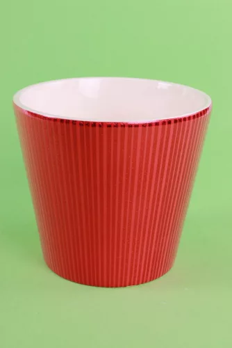 KERÁMIA KASPÓ, V ALAKÚ, BORDÓCSÍKOS