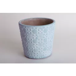 CEMENT KASPÓ VIRÁGMINTÁS KÉK