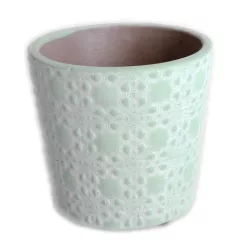 CEMENT KASPÓ VIRÁGMINTÁS ZÖLD