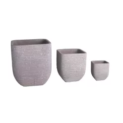 BETON KASPÓ, 3 DARABOS, NÉGYSZÖG ALAKÚ, VILÁGOS SZÜRKE