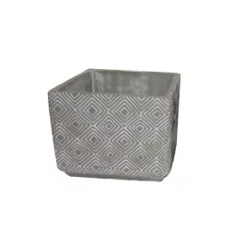 BETON KASPÓ, 4 SZÖGLETŰ, ROMBUSZ MINTÁS, SZÜRKE