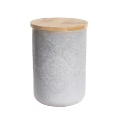  KÉZMŰVES KERÁMIA, FŰSZERTARTÓ, CSEMPE MINTÁVAL, SZÜRKE