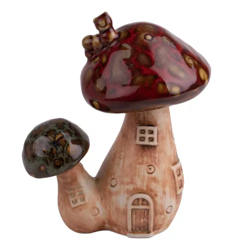 PORCELÁN GOMBAHÁZ, PIROS ZÖLD
