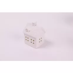 PORCELÁN LED HÁZ, FEHÉR