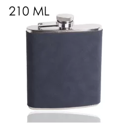 FÉM LAPOSÜVEG 210ML SZÜRKE MŰBŐR