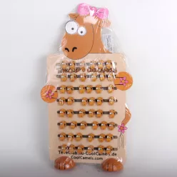 WOODEN RING TEVECLUB 48PC/STAND