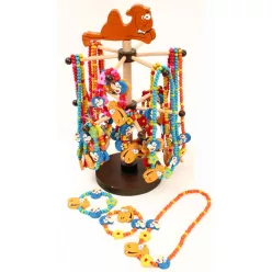 WOODEN STICKERS  TEVECLUB 114PC/STAND