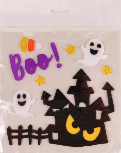 ABLAKZSELÉ SZELLEMKASTÉLY, 2 SZELLEMMEL, BOO2 FELIRAT