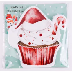   PAPÍR SZALVÉTA, 12 DARABOS, FORMÁZOTT, 3 RÉTEGŰ, MUFFIN MINTÁS