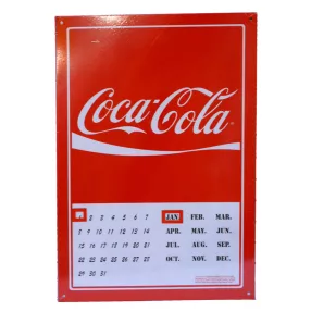 FÉM KALENDÁRIUM COCA-COLA