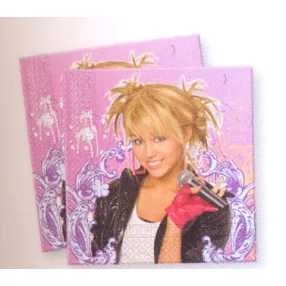 DISNEY PARTY PAPÍR SZALVÉTA, 20 DARABOS, HANNAH MONTANA