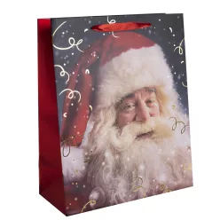 PAPÍRTASAK MATT, ARANY FÉNYES NYOMÁSSAL, MIKULÁS