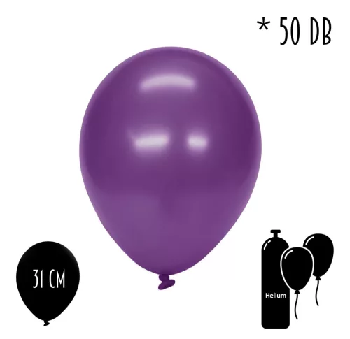 GUMI LUFI SZETT, 50 DARABOS, METÁL LEVENDULA LILA