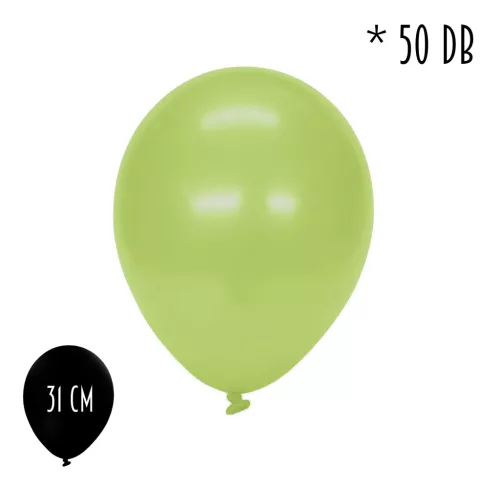GUMI LUFI SZETT, 50 DARABOS, METÁL VILÁGOS ZÖLD