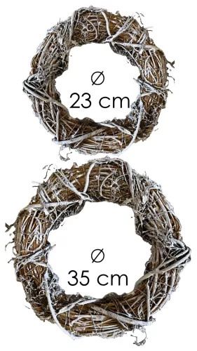 KOSZORÚ, ÁGAS-BOGAS, SZETTBEN, 2 DARABOS, BARNA/FEHÉR