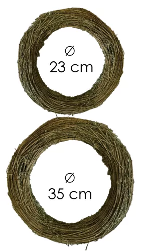 KOSZORÚ, SZETTBEN, 2 DARABOS, NATÚR