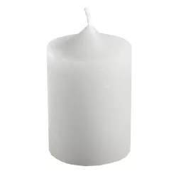 GYERTYA RUSZTIKUS, ADVENTI, FEHÉR