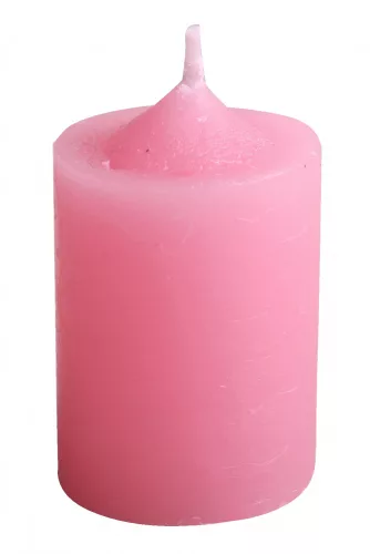 GYERTYA RUSZTIKUS, ADVENTI, PINK