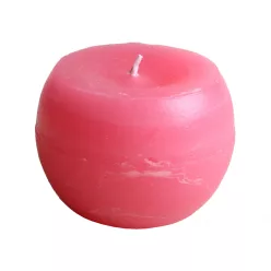 GYERTYA RUSZTIKUS, CSONKA GOLYÓ, PINK