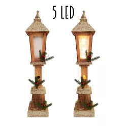 DEKOR VILÁGÍTÓ FA UTCAI LÁMPA, 5 LEDDEL, ARANY TETŐVEL