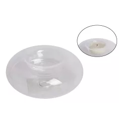 ÜVEG HOBBY MÉCSESTARTÓ ÁTLÁTSZÓ