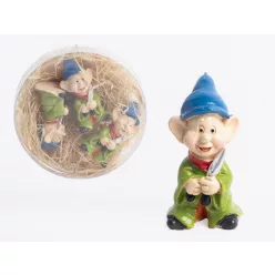   POLIREZIN TÖRPE KUKA SZETT KÖRDOBOZBAN, 3 DARABOS, OLLÓVAL