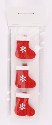 POLIREZIN CSIPESZ ZOKNIVAL SZETT ZACSKÓBAN HÓPIHÉS, 3 DARABOS, PIROS