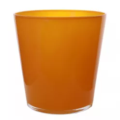 ÜVEG KASPÓ  V ALAKÚ  SÁRGA