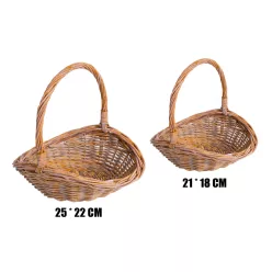   KOSÁR, FONOTT, KÍNÁLÓ, SZETTBEN, 2 DARABOS, FÜLLEL, MÉZ SZÍNŰ