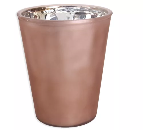 ÜVEG KASPÓ V ALAKÚ KÖR BRONZ METÁL